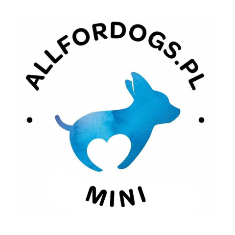 All For Dogs Mini Zestaw dla psa granat z czerwoną kokardą w białe kropki Rozm. M All For Dogs Mini Zestaw dla psa granat z czerwoną kokardą w białe kropki Rozm. M