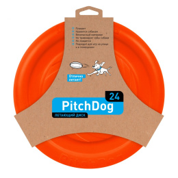 PitchDog 24' Dysk Frisbee dla psa Orange