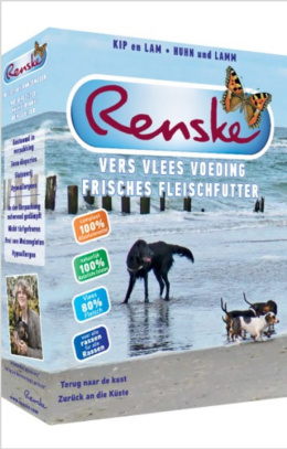 Renske Dog Adult świeże mięso kurczak i jagnięcina dla psów 10x395 g edycja limitowana „Holiday”