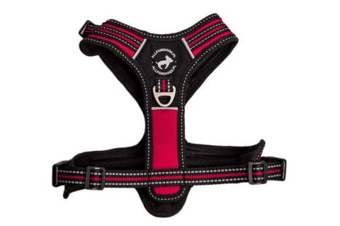 All For Dogs 3x-Sportowe szelki dla psa rozm. M Czerwone All For Dogs 3x-Sportowe szelki dla psa rozm. M Czerwone