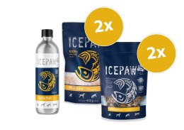 Icepaw Box Dorsz - zestaw produktów z dorsza dla psów