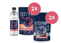 Icepaw Box Łosoś - zestaw produktów z łososia dla psów