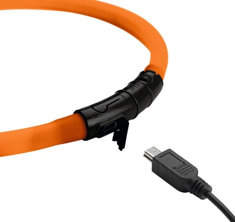 Hunter Obroża ledowa USB dla psa Yukon Pomarańczowa Hunter Obroża ledowa USB dla psa Yukon Pomarańczowa