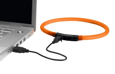 Hunter Obroża ledowa USB dla psa Yukon Pomarańczowa Hunter Obroża ledowa USB dla psa Yukon Pomarańczowa