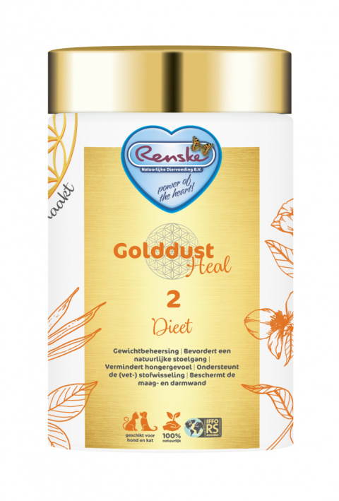 RENSKE GOLDDUST HEAL 2 Odchudzanie – kompleksowe wsparcie odchudzania i utrzymania prawidłowej wagi 250g RENSKE GOLDDUST HEAL 2 Odchudzanie – kompleksowe wsparcie odchudzania i utrzymania prawidłowej wagi 250g