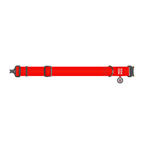 WAUDOG Obroża wodoodporna z QR 46-70/4 cm Czerwona XXL WAUDOG Obroża wodoodporna z QR 46-70/4 cm Czerwona XXL