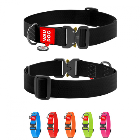 WAUDOG Obroża wodoodporna z QR 43-70 cm /4 cm Zielona XXL WAUDOG Obroża wodoodporna z QR 43-70 cm /4 cm Zielona XXL