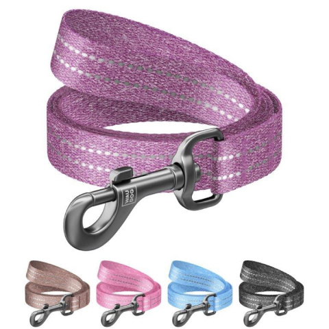 WauDog Re-cotton Smycz dla psa 2m /1,5cm Błękitna WauDog Re-cotton Smycz dla psa 2m /1,5cm Błękitna