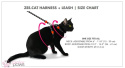 Zee Cat Szelki i smycz dla kota TAROT - komplet