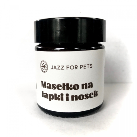JAZZ FOR PETS MASEŁKO Z CBD NA ŁAPKI I NOSEK 30 ml JAZZ FOR PETS MASEŁKO Z CBD NA ŁAPKI I NOSEK 30 ml