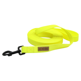 KenDog Smycz treningowa PVC/TPU 5 m Yellow Neon 25mm
