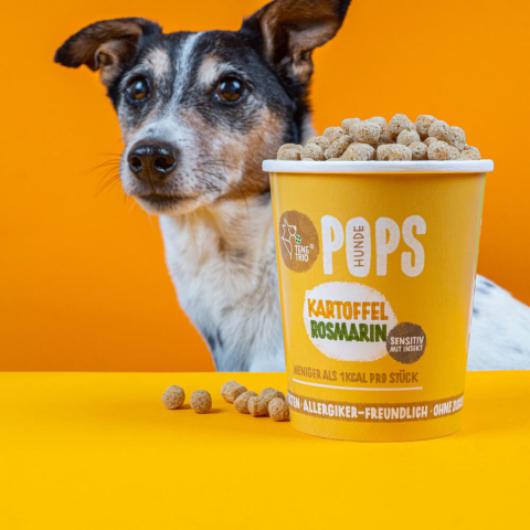 TENETRIO HUNDEPOPS przysmaki z owadami, ziemniakami i rozmarynem 50g TENETRIO HUNDEPOPS przysmaki z owadami, ziemniakami i rozmarynem 50g