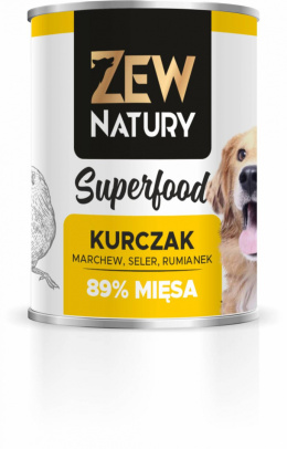 ZEW NATURY SUPERFOOD KURCZAK 89% MIĘSA 400G