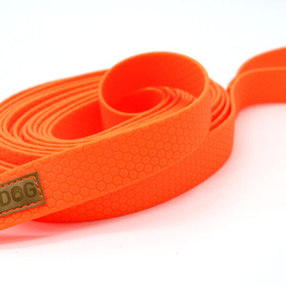 KenDog Smycz przepinana PVC/TPU 2 m Orange Neon 25mm