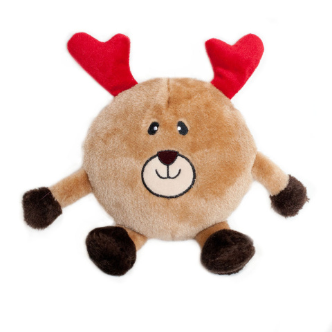 ZIPPY PAWS PLUSZOWY ŚWIĄTECZNY OKRĄGŁY RENIFER 25 cm ZIPPY PAWS PLUSZOWY ŚWIĄTECZNY OKRĄGŁY RENIFER 25 cm