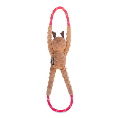 ZIPPY PAWS Świąteczny Renifer na linie 71 cm Szarpak ZIPPY PAWS Świąteczny Renifer na linie 71 cm Szarpak