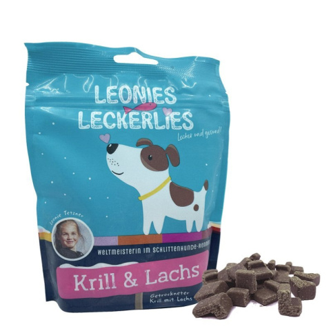ICEPAW LEONIES Treats Krill Salmon przysmaki z łososiem i krylem 125g ICEPAW LEONIES Treats Krill Salmon przysmaki z łososiem i krylem 125g