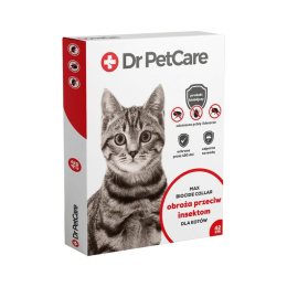 Dr. PetCare Max Biocide Collar obroża przeciw pchłom i insektom dla kota 42cm