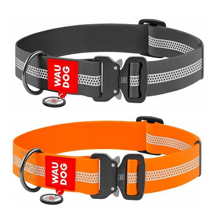 WAUDOG Waterproof Obroża odblaskowa 43-70/4 cm XXL WAUDOG Waterproof Obroża odblaskowa 43-70/4 cm XXL
