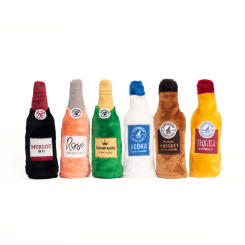 ZIPPY PAWS Pluszowa trzaskająca butelka ROSE ZIPPY PAWS Pluszowa trzaskająca butelka ROSE