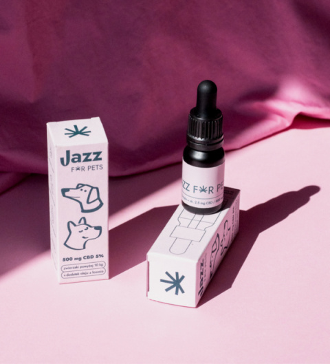 JAZZ FOR PETS 5% OLEJEK Z CBD o smaku łososia 10ml JAZZ FOR PETS 5% OLEJEK Z CBD o smaku łososia 10ml