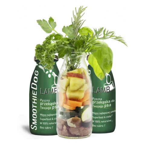 SmoothieDog JAGNIĘCINA 250 ml płynna przekąska dla psa SmoothieDog JAGNIĘCINA 250 ml płynna przekąska dla psa