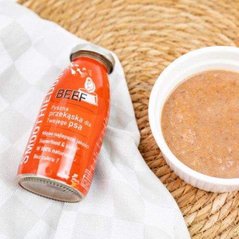 SmoothieDog WOŁOWINA 250 ml płynna przekąska dla psa SmoothieDog WOŁOWINA 250 ml płynna przekąska dla psa