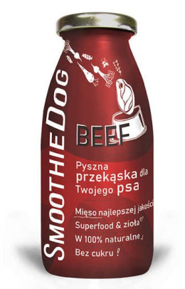 SmoothieDog WOŁOWINA 250 ml płynna przekąska dla psa