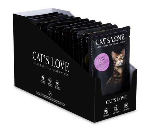 CAT'S LOVE Multipack MIX dla dorosłych kotów 12 szt. x 85g CAT'S LOVE Multipack MIX dla dorosłych kotów 12 szt. x 85g