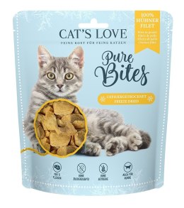 CAT'S LOVE Pure Bites filet z piersi kurczaka - przysmaki liofilizowane dla kota 40g