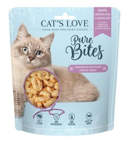 CAT'S LOVE Pure Bites krewetki grenlandzkie - przysmaki liofilizowane dla kota 30 g