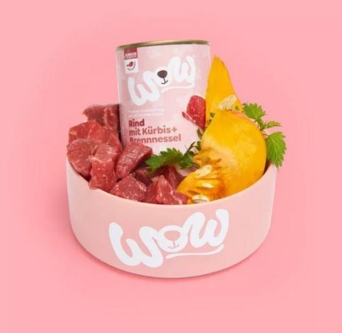 WOW Junior Rind - wołowina z dynią i pokrzywą dla szczeniąt 6 x 400g WOW Junior Rind - wołowina z dynią i pokrzywą dla szczeniąt 6 x 400g