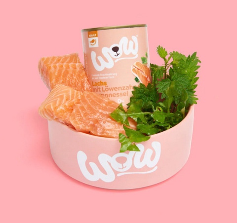 WOW Lachs – łosoś z mniszkiem lekarskim i pokrzywą 6 x 800g WOW Lachs – łosoś z mniszkiem lekarskim i pokrzywą 6 x 800g