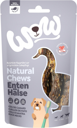 WOW Natural Chews Entenhӓlse – suszone szyje kacze 250g