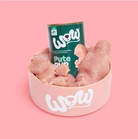 WOW Pute Pur - czysty indyk karma monobiałkowa dla psa 400g WOW Pute Pur - czysty indyk karma monobiałkowa dla psa 400g