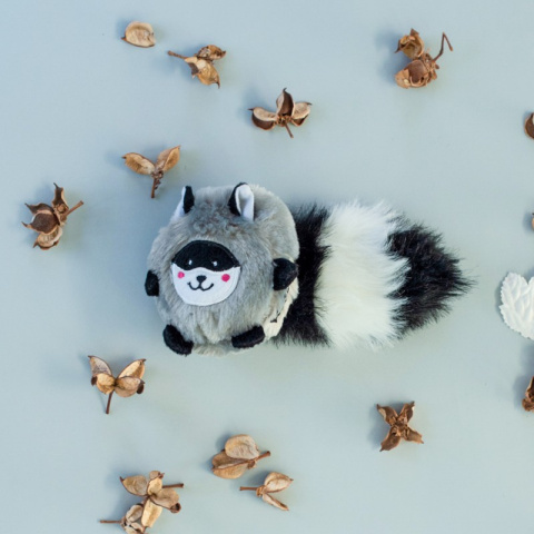 ZIPPY PAWS Pluszowy włochaty szop pracz dla psa ZIPPY PAWS Pluszowy włochaty szop pracz dla psa
