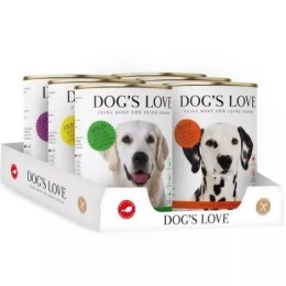 DOG'S LOVE Multipack zestaw karmy dla psa 6 x MIX 400g