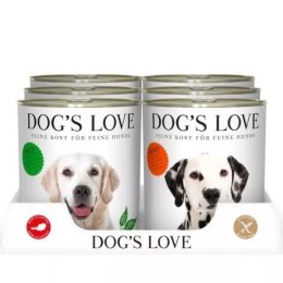 DOG'S LOVE Multipack zestaw karmy dla psa 6 x MIX 800g