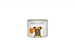 DOG'S LOVE Pute - indyk z jabłkami, cukinią i olejem z orzechów włoskich 200g