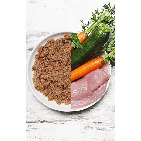 DOG'S LOVE Pute - indyk z jabłkami, cukinią i olejem z orzechów włoskich 400g DOG'S LOVE Pute - indyk z jabłkami, cukinią i olejem z orzechów włoskich 400g