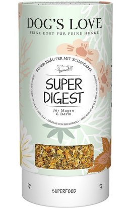 DOG'S LOVE Super Digest - zioła dla psa z krwawnikiem dla zdrowej flory jelitowej 70g