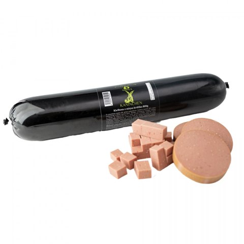 MIRALS Kaninchen kiełbasa z mięsa królika 800g MIRALS Kaninchen kiełbasa z mięsa królika 800g