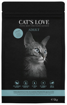 CAT'S LOVE Lachs - karma dla kota z łososiem 2kg