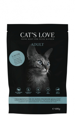 CAT'S LOVE Lachs - karma dla kota z łososiem 400g
