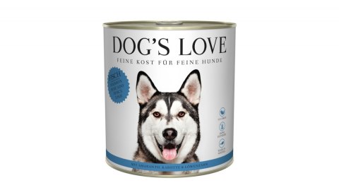 DOG'S LOVE Fisch - ryby z amarantusem, marchewką i mniszkiem lekarskim 6 x 800g DOG'S LOVE Fisch - ryby z amarantusem, marchewką i mniszkiem lekarskim 6 x 800g