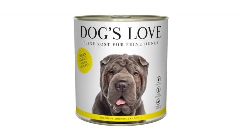 DOG'S LOVE Huhn - kurczak z gruszką, komosą ryżową 6 x 800g DOG'S LOVE Huhn - kurczak z gruszką, komosą ryżową 6 x 800g