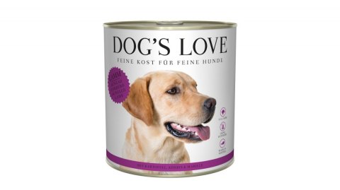 DOG'S LOVE Lamm - jagnięcina z dynią, morelą i ziemniakami 6 x 800g DOG'S LOVE Lamm - jagnięcina z dynią, morelą i ziemniakami 6 x 800g