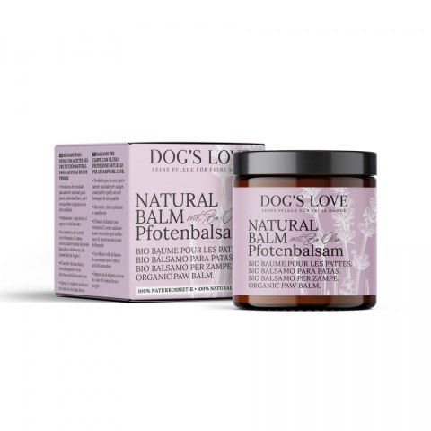 DOG'S LOVE Natural Balm - ekologiczny balsam do łap dla psa 50 ml DOG'S LOVE Natural Balm - ekologiczny balsam do łap dla psa 50 ml