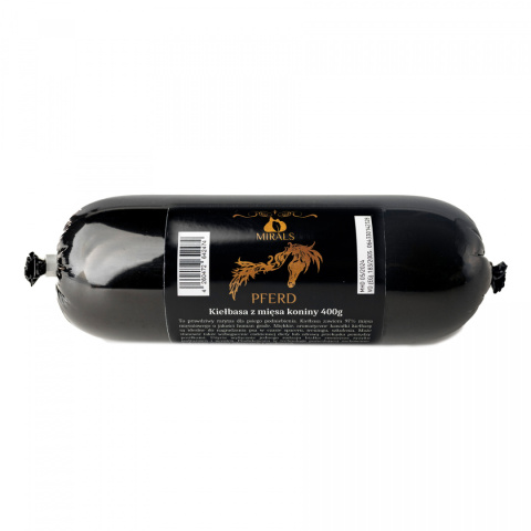 MIRALS Pferd - kiełbasa z mięsa koniny 400g MIRALS Pferd - kiełbasa z mięsa koniny 400g