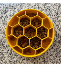 SodaPup Miska spowalniająca Honeycomb - ebowl - żółta